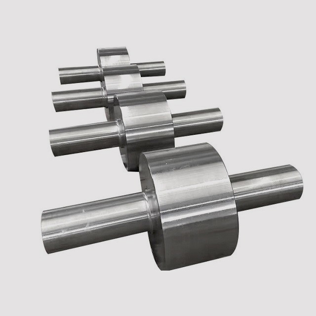 ASME S355JR/Q345/ST37 kovácsolt acél hidroturbina tengely, nagy szilárdságú lépcsős tengely vízenergiához