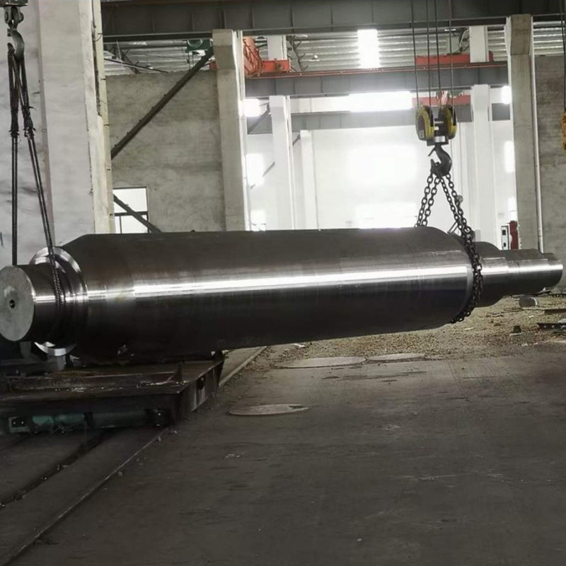 S355JR/SAE4140 melegen kovácsolt fényes felületű acél turbina rotortengely